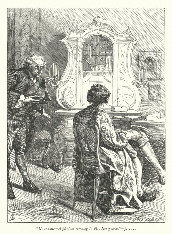 Illustration für Der gutmütige Mann (Gravur) von George John Pinwell