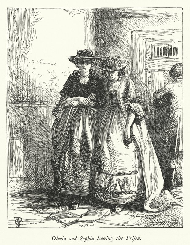 Illustration für Der Pfarrer von Wakefield (Gravur) von George John Pinwell