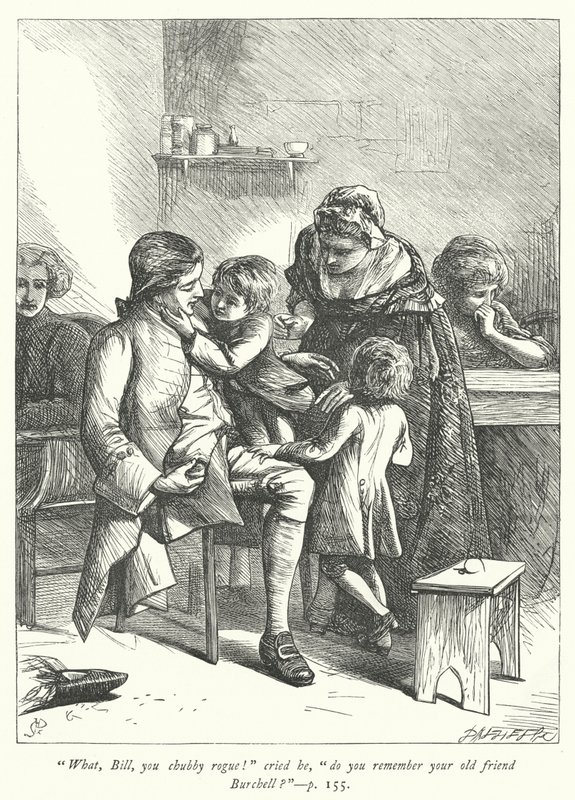 Illustration für Der Pfarrer von Wakefield (Gravur) von George John Pinwell