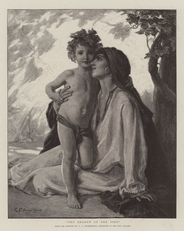 Der Schatten des Weinstocks von George Percy Jacomb Hood