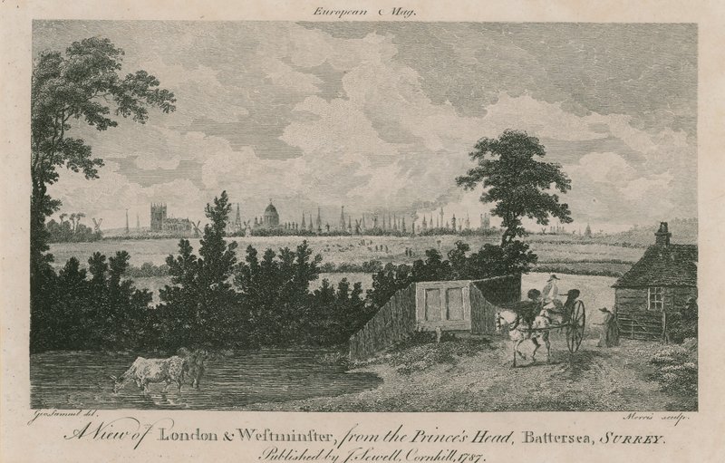 Ein Blick auf London und Westminster von George Samuel Elgood