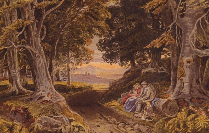 Müde Reisende von George the Younger (after) Barret
