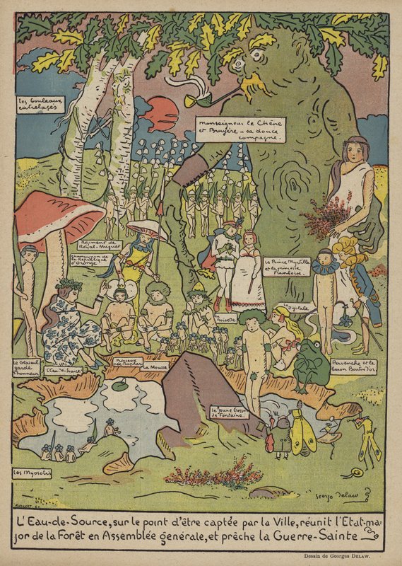 Illustration für Le Rire von Georges Delaw