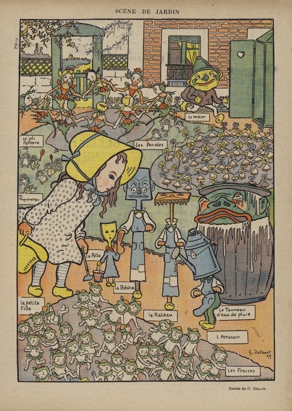 Illustration für Le Rire von Georges Delaw