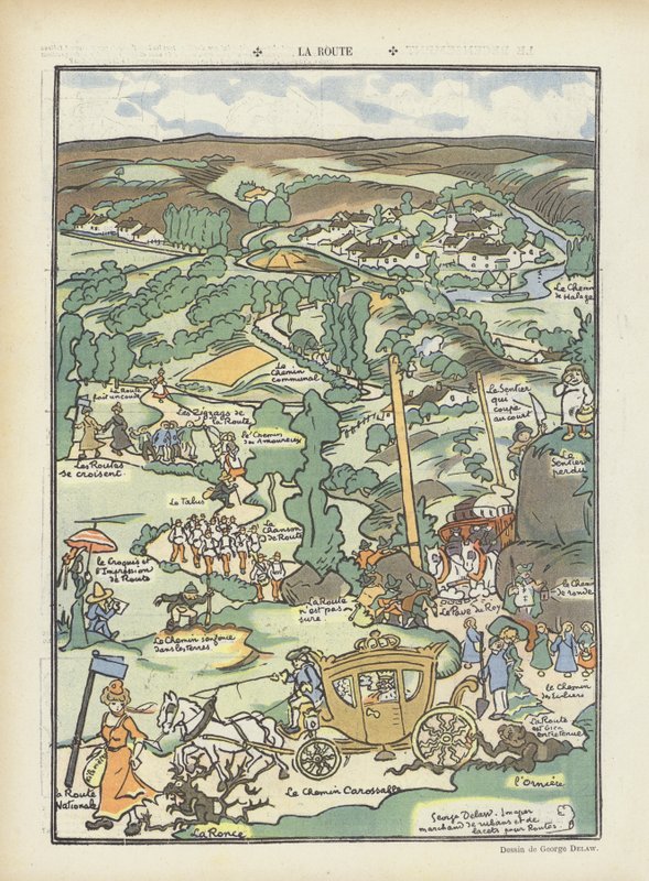 Illustration für Le Rire von Georges Delaw
