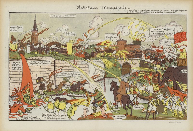 Illustration für Le Rire von Georges Delaw