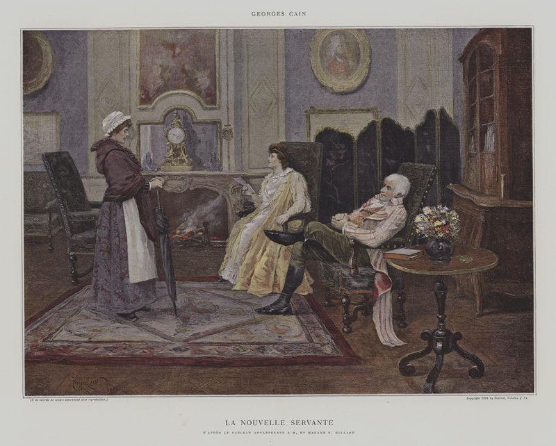 Die neue Dienerin von Georges Jules Auguste Cain