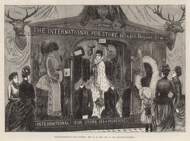 Die Internationale Gesundheitsausstellung: Internationales Pelzgeschäft von Georges Labadie Pilotell