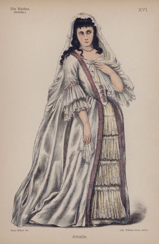 Amalie, aus Die Räuber von Friedrich Schiller von German School