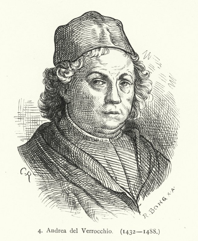 Andrea del Verrocchio, italienischer Renaissance-Maler, Bildhauer und Goldschmied von German School
