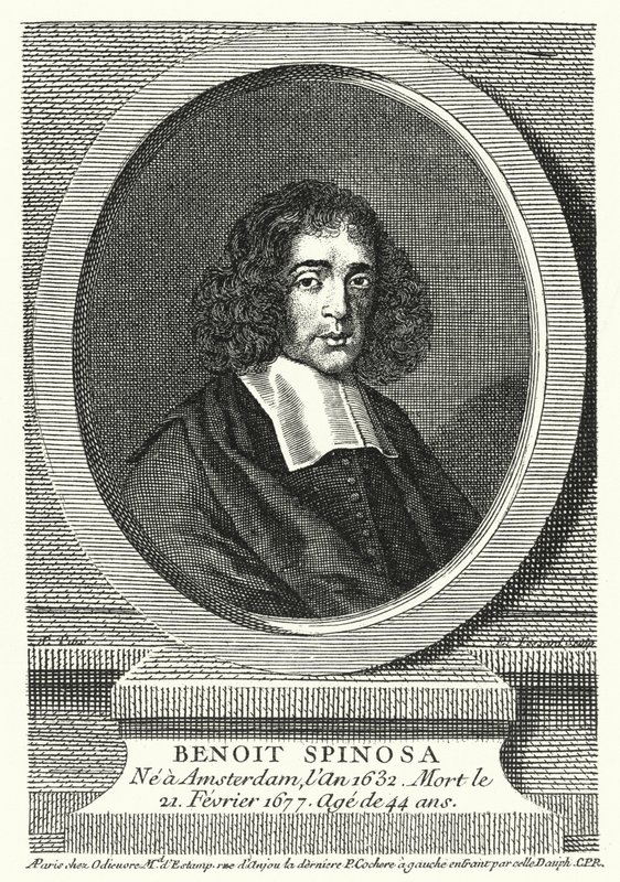 Baruch Spinoza, niederländischer Philosoph von German School