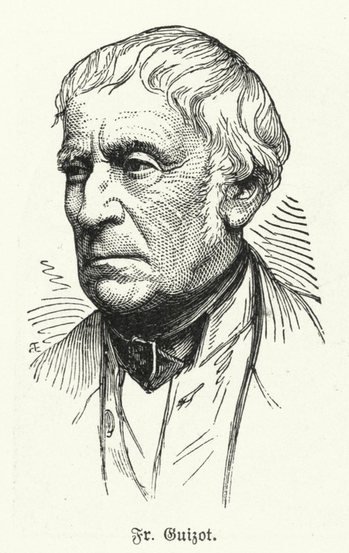 Francois Guizot, französischer Historiker und Staatsmann von German School