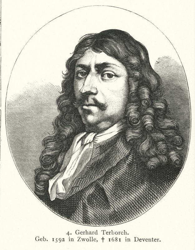 Gerard ter Borch, Maler des niederländischen Goldenen Zeitalters (Stich) von German School