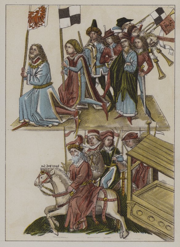 Investitur von Friedrich I. aus dem Hause Hohenzollern als Kurfürst von Brandenburg auf dem Konzil von Konstanz von German School