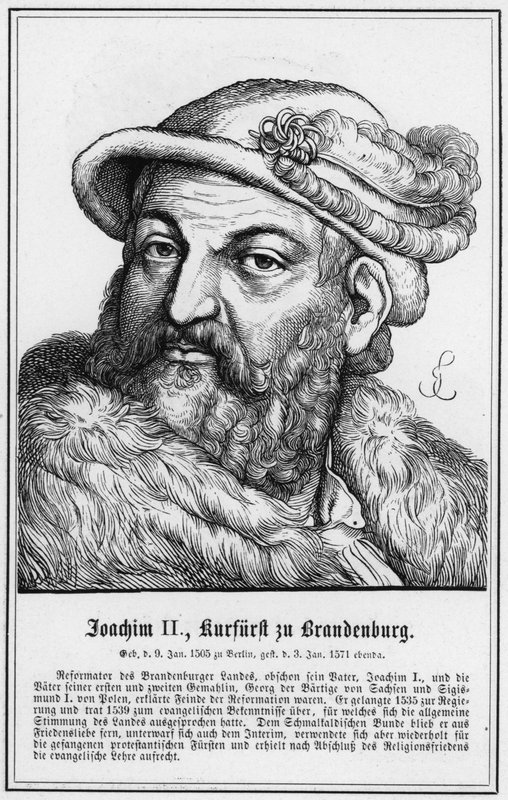 Joachim II., Kurfürst von Brandenburg von German School