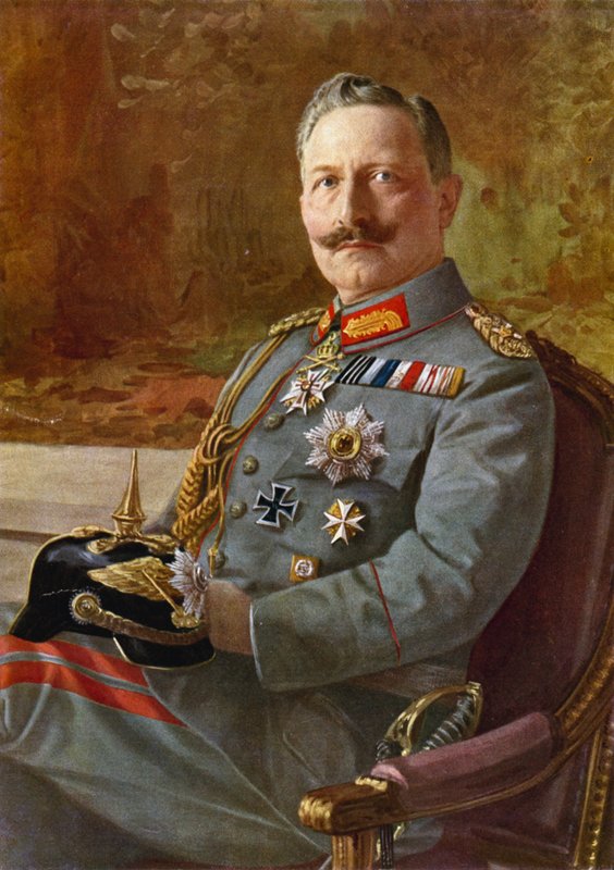 Kaiser Wilhelm II von German School