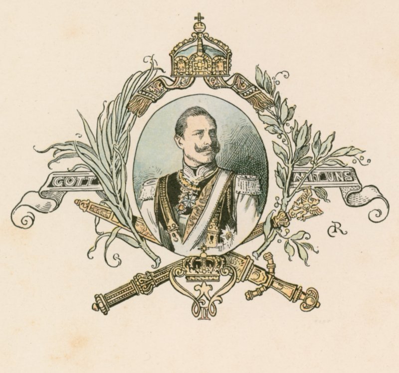 Kaiser Wilhelm II., Deutscher Kaiser und König von Preußen (1859-1941) von German School