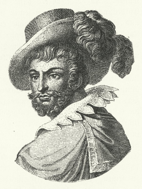 Luis de Camoes, portugiesischer Dichter (Stich) von German School