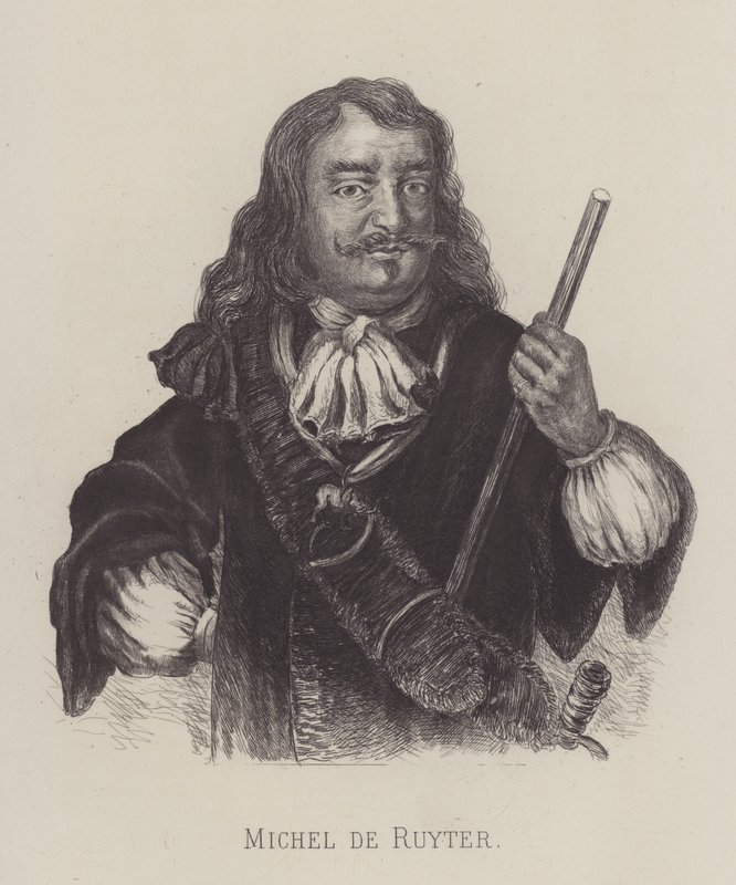 Michiel de Ruyter, niederländischer Admiral von German School