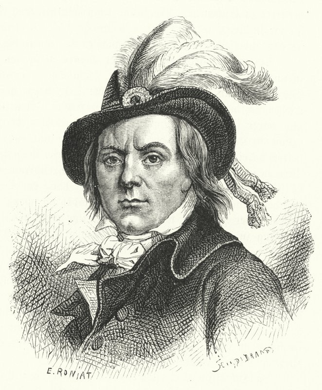 Paul Barras, französischer Politiker der Revolution (Stich) von German School