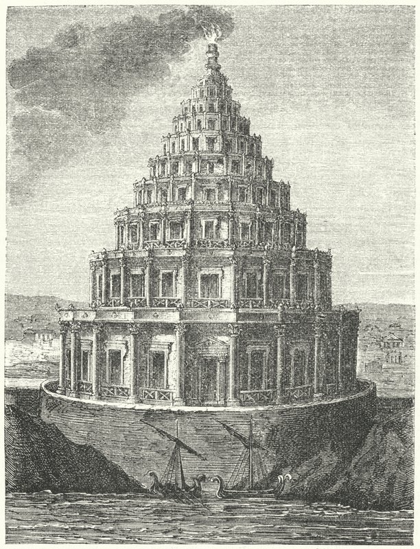 Der Pharos von Alexandria, Ägypten von German School