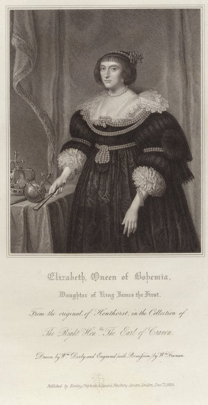 Elizabeth, Königin von Böhmen von Gerrit van Honthorst