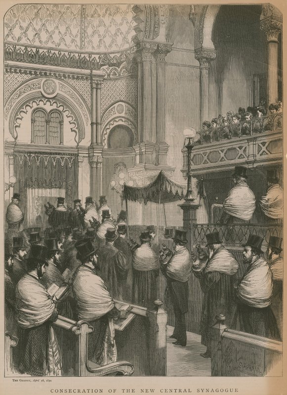 Einweihung der neuen Zentralen Synagoge von Godefroy Durand