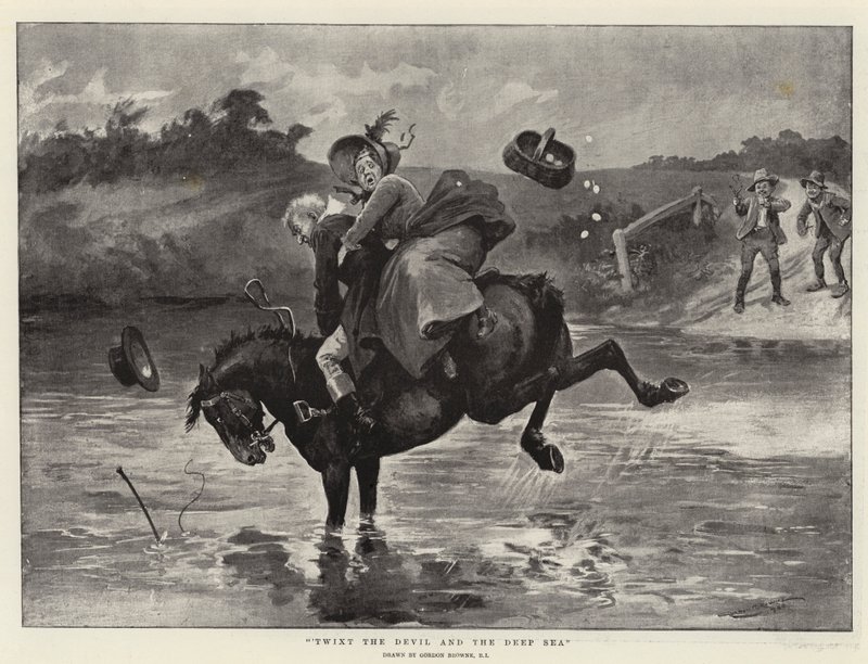 Zwischen dem Teufel und dem tiefen Meer von Gordon Frederick Browne