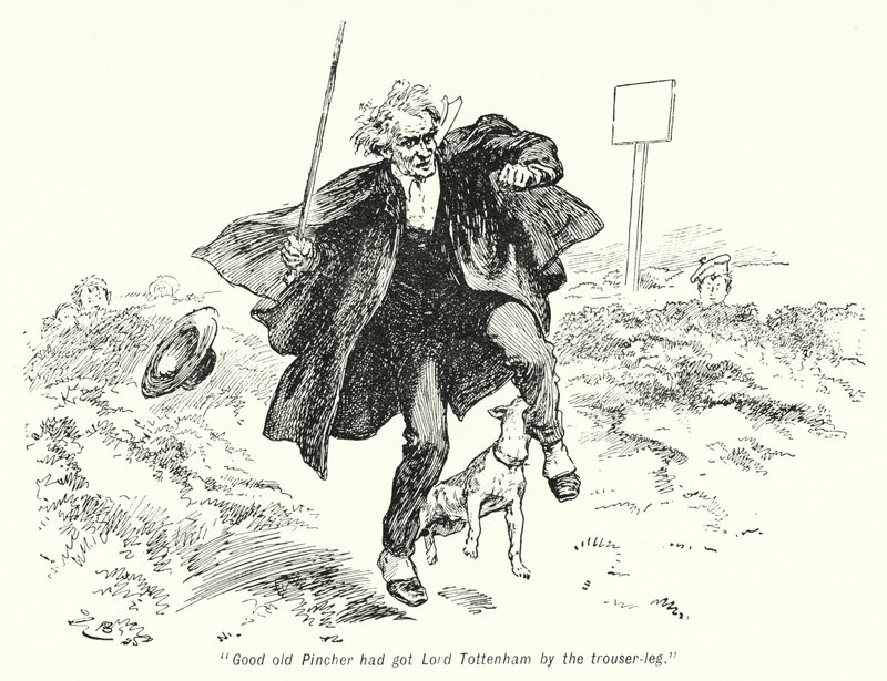 Illustration für Die Geschichte der Schatzsucher von E. Nesbit (Lithografie) von Gordon Frederick Browne