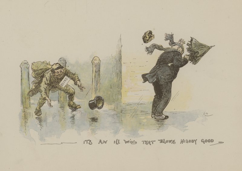Es ist ein schlechter Wind, der niemandem Gutes bringt von Gordon Frederick Browne