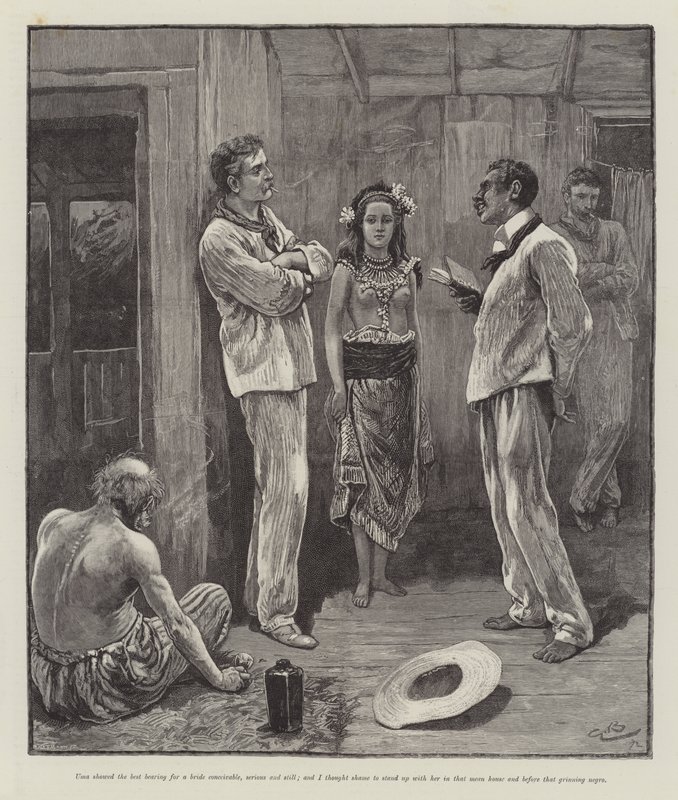 Uma, oder Der Strand von Falesa, von Robert Louis Stevenson von Gordon Frederick Browne