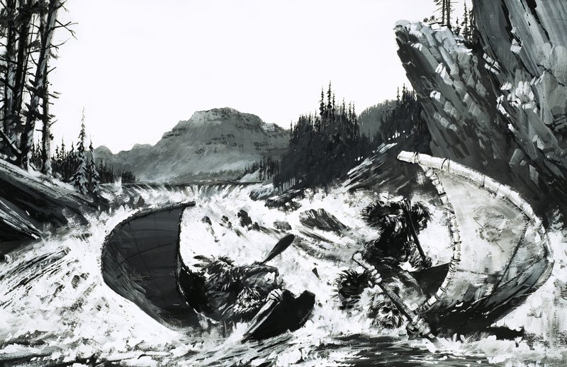 Alexander Mackenzie beginnt seine Suche nach einer Route durch Kanada mit einer haarsträubenden Flussfahrt von Graham Coton