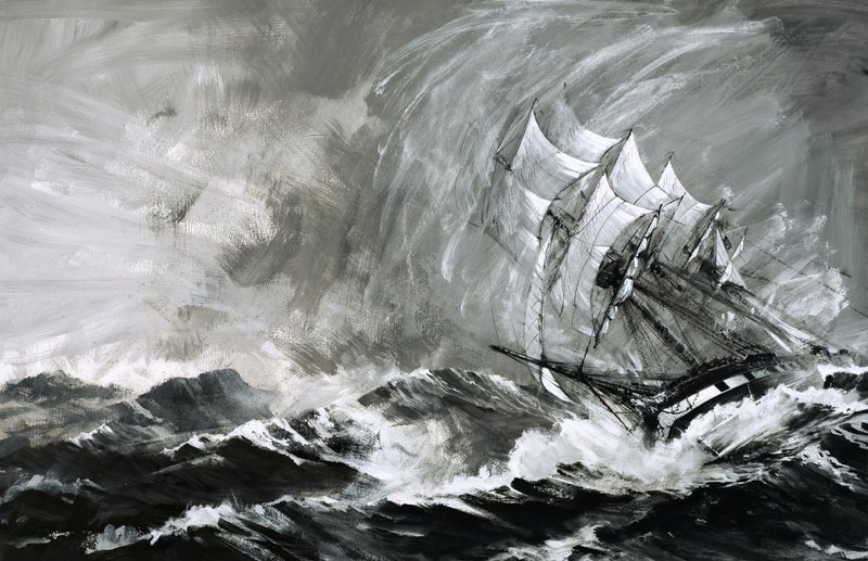 Clipper-Kapitäne schonten niemanden, um Australien zu erreichen, bevor das Gold ausging. von Graham Coton