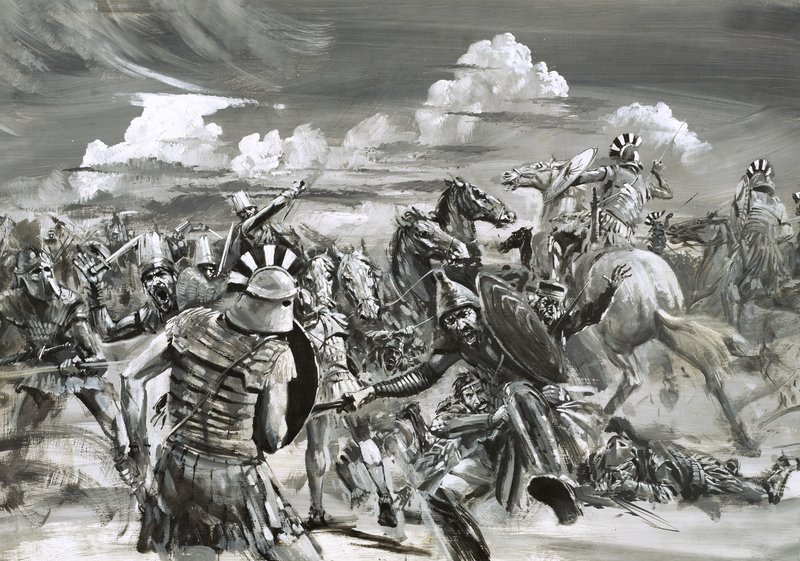 Sieg bei Gaugamela für Alexander den Großen von Graham Coton