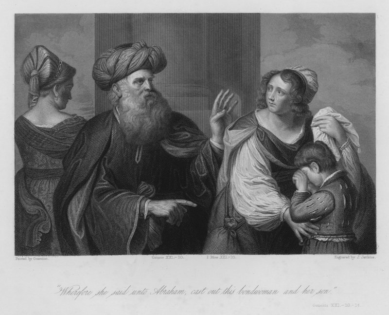 "Vertreibe diese Magd und ihren Sohn", Genesis XXI von Guercino