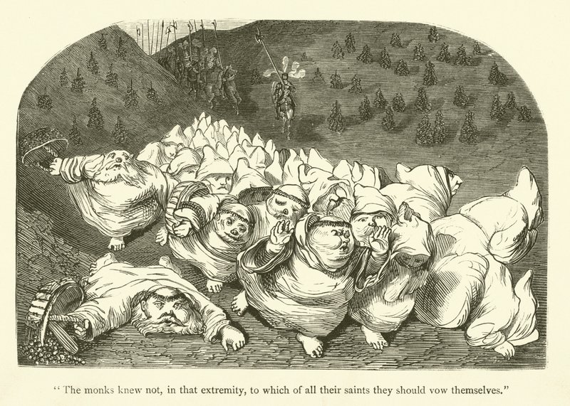 Illustration für die Werke von Rabelais von Gustave after Dore