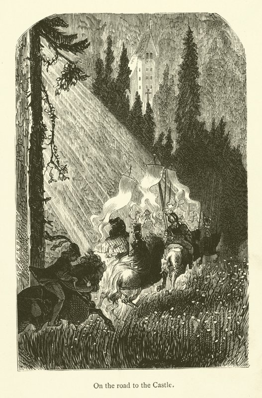 Illustration für die Werke von Rabelais von Gustave after Dore