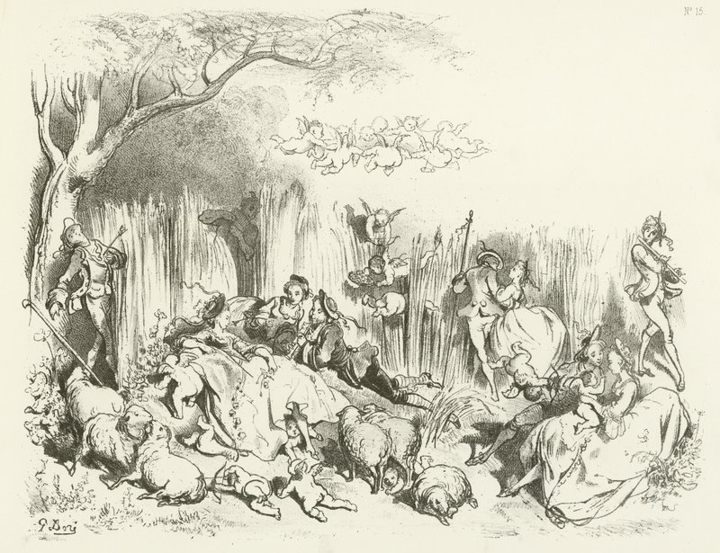 Eine Pastorale unter Ludwig XV. von Gustave Dore