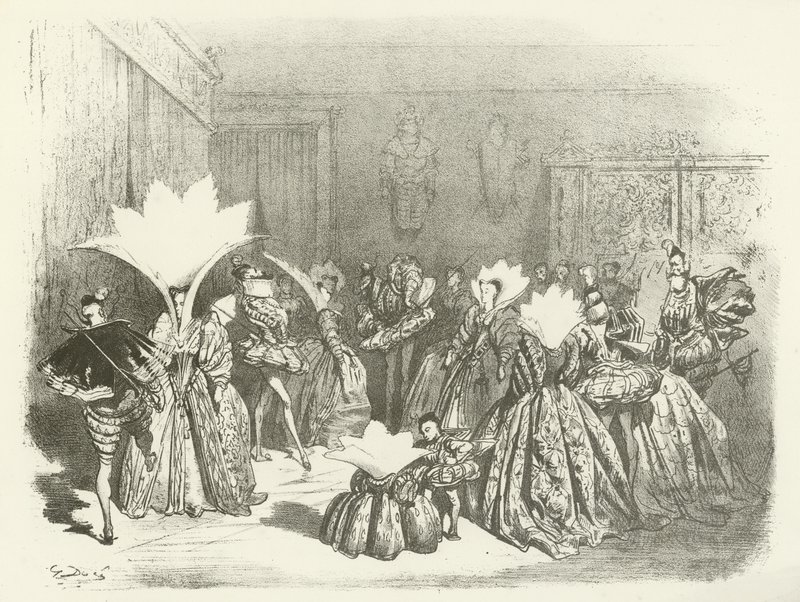 Der Jig-A Ball in der Herrschaft von Heinrich III von Gustave Dore