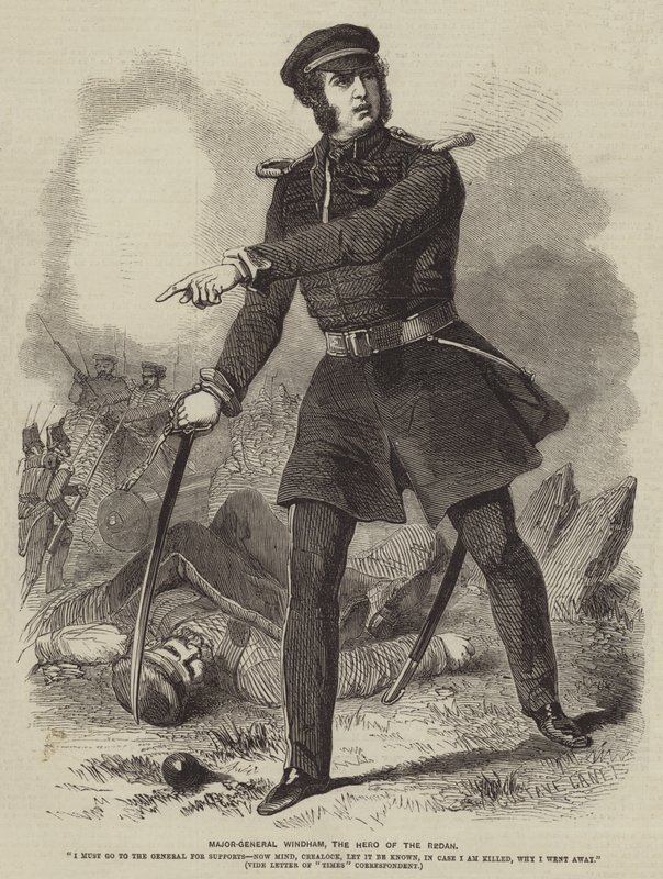 Generalmajor Windham, der Held des Redan von Gustave Janet