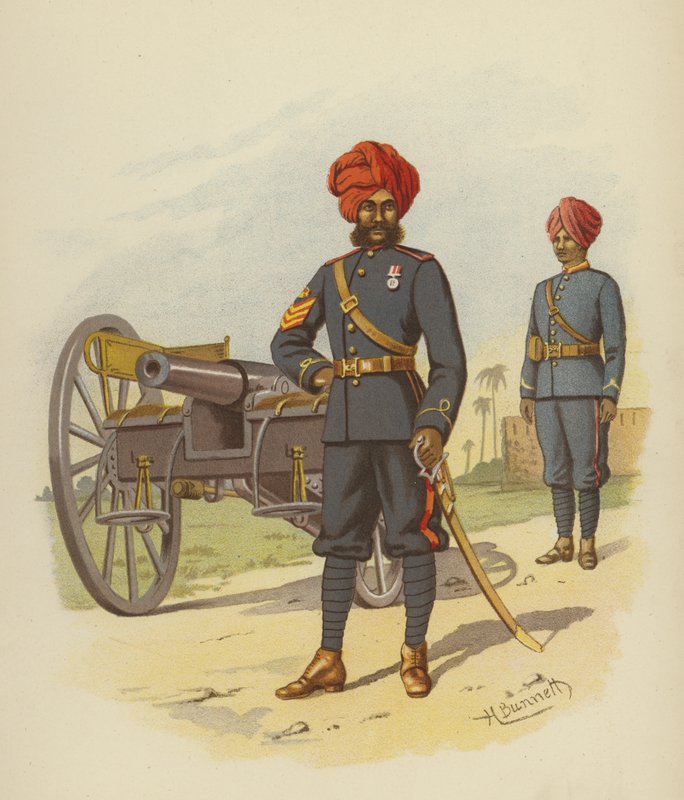 Die Bombay Artillerie von H. Bunnett
