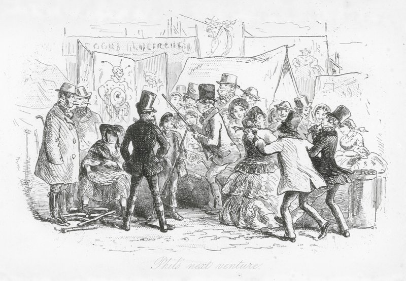 Straßen von London: Phils nächstes Abenteuer von Hablot Knight (1815 92) Browne