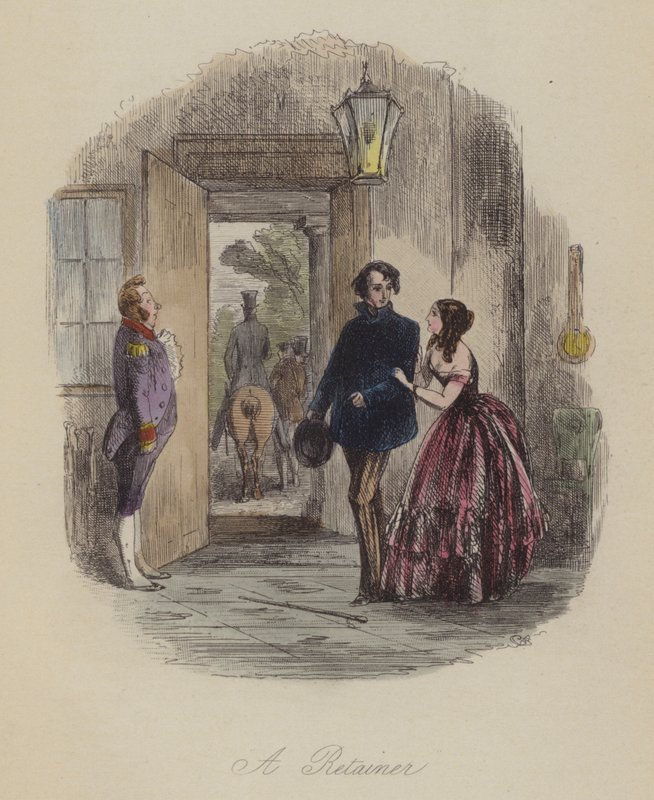 Illustration für Lewis Arundel oder Die Eisenbahn des Lebens von Frank E. Smedley von after Hablot Knight Browne