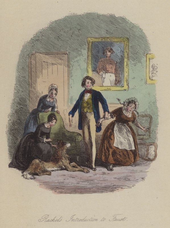 Illustration für Lewis Arundel oder Die Eisenbahn des Lebens von Frank E Smedley von after Hablot Knight Browne