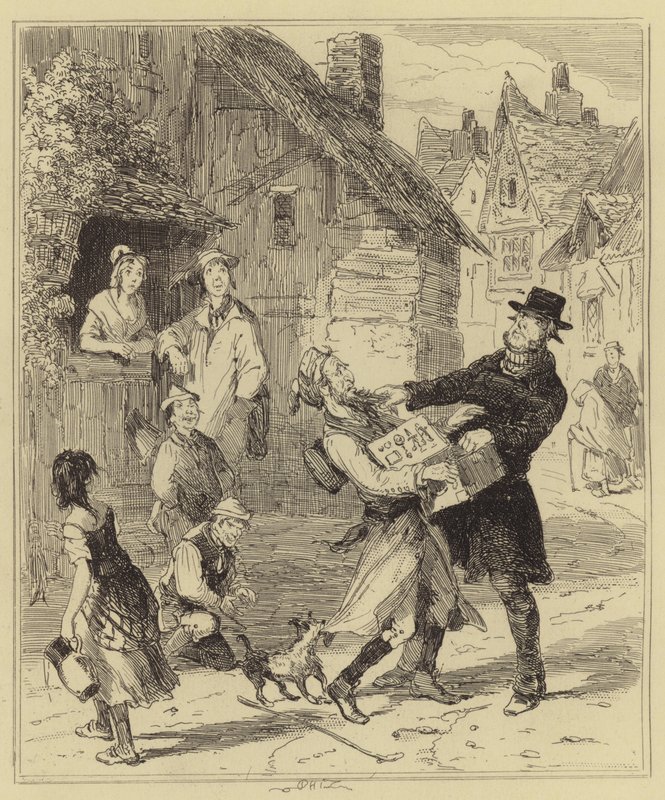 Einen Juden betrügen von Hablot Knight Browne