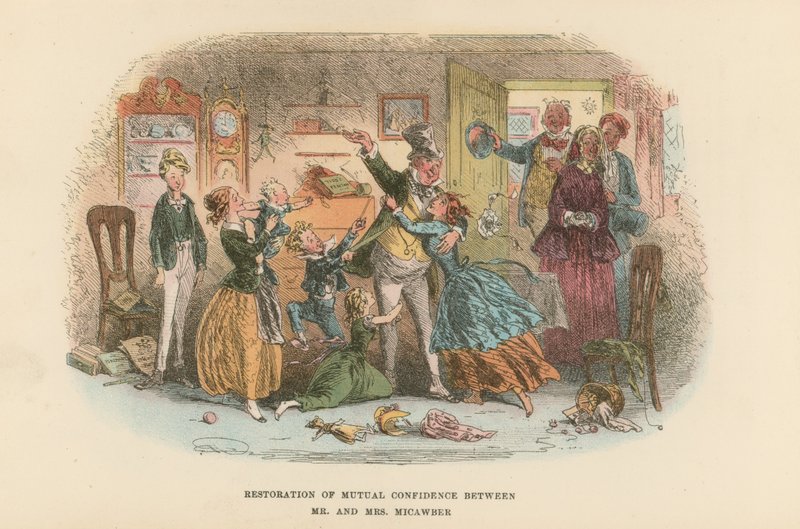 Illustration für David Copperfield von Hablot Knight Browne