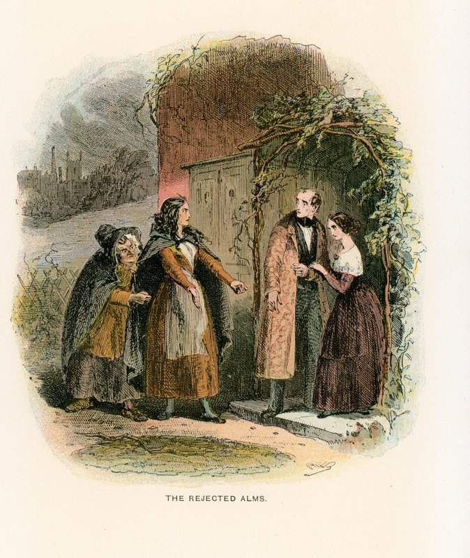 Illustration für Dombey und Sohn von Hablot Knight Browne