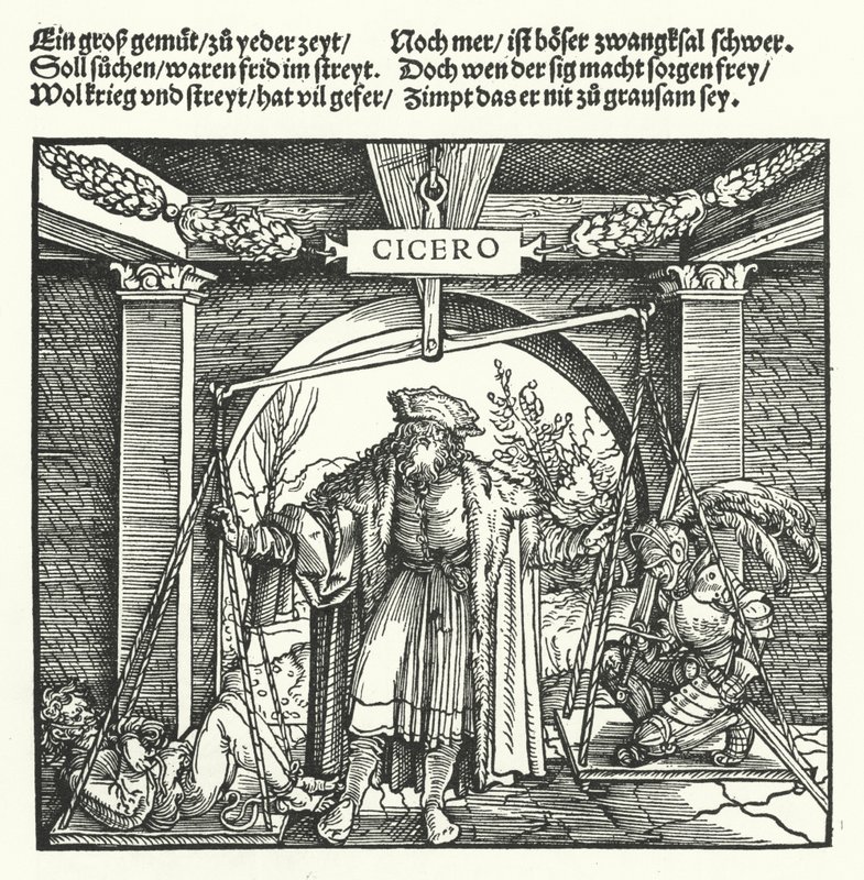 Gerechtigkeit von Hans (after) Burgkmair