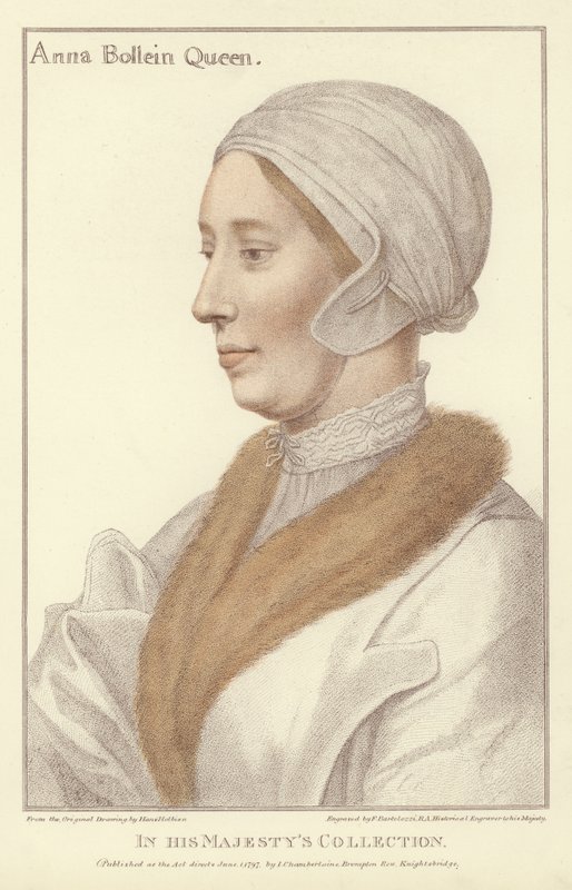 Anne Boleyn, Königin von England von Hans Holbein der Jüngere