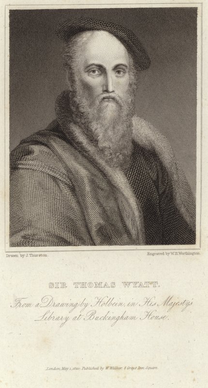 Porträt von Sir Thomas Wyatt von Hans Holbein der Jüngere